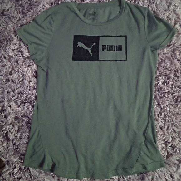 PUMA t-shirt Green - Picture 1 of 4